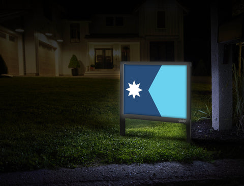 Minnesota Flag Yardsy Sign Mailbox