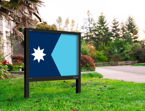 Minnesota Flag Yardsy Sign Yard