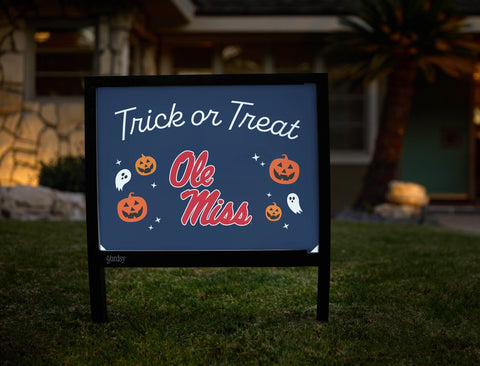 Mississippi Halloween Trick Or Treat Yardsy Sign yard sign
