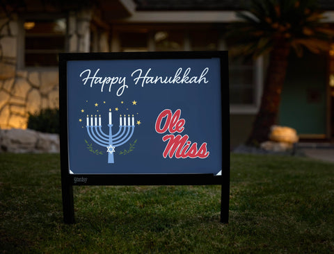 Mississippi Happy Hanukkah Yardsy Sign yard sign