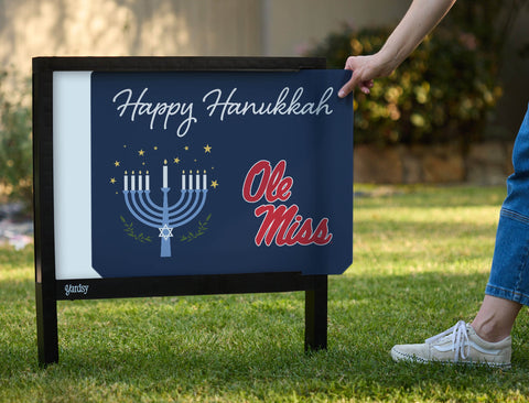 Mississippi Happy Hanukkah Yardsy Sign yard sign