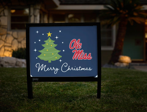 Mississippi Merry Christmas Yardsy Sign yard sign