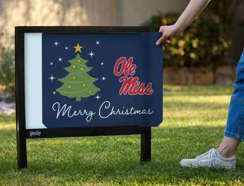 Mississippi Merry Christmas Yardsy Sign yard sign