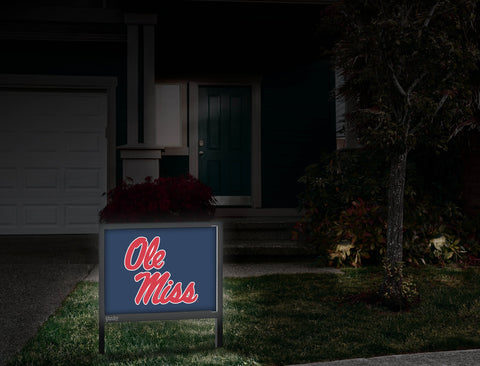 Mississippi Ole Miss Navy Yardsy Sign