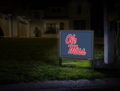 Mississippi Ole Miss Navy Yardsy Sign