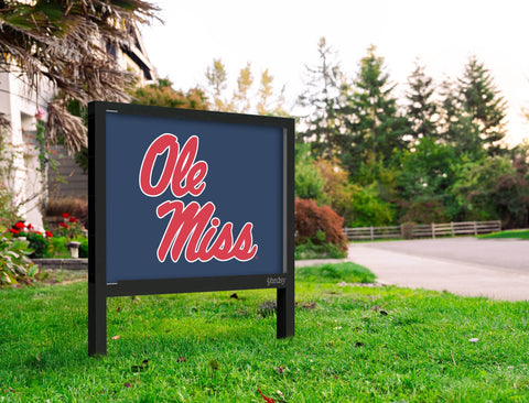 Mississippi Ole Miss Navy Yardsy Sign