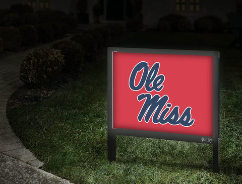 Mississippi Ole Miss Red Yardsy Sign