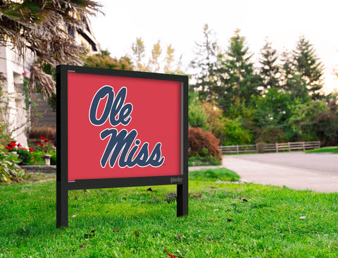 Mississippi Ole Miss Red Yardsy Sign