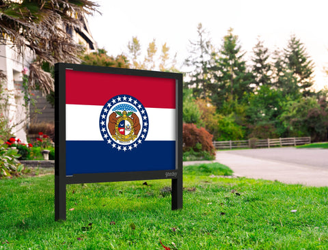 Missouri Flag Yardsy Sign Yard
