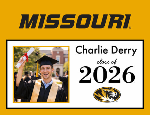 Missouri Graduate Custom Yardsy Sign yard sign