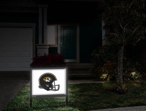 Missouri Helmet Mark White Yardsy Sign