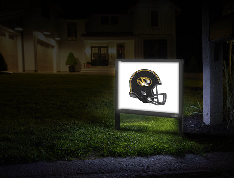 Missouri Helmet Mark White Yardsy Sign