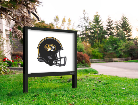 Missouri Helmet Mark White Yardsy Sign