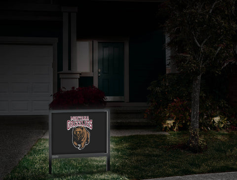 Montana Grizzlies Bear Black Yardsy Sign