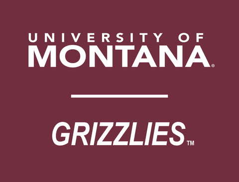 Montana Grizzlies Maroon Yardsy Sign yard sign