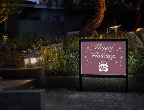 Montana Happy Holidays Yardsy Sign yard sign