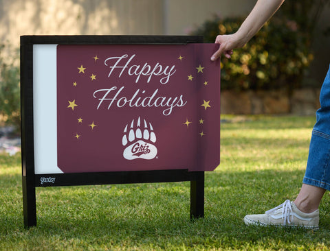 Montana Happy Holidays Yardsy Sign yard sign