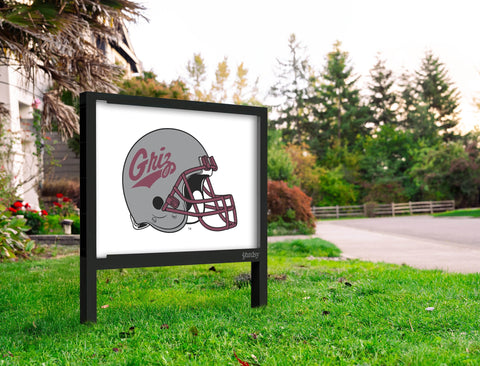 Montana Helmet Mark White Yardsy Sign