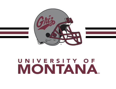 Montana Helmet White Yardsy Sign yard sign