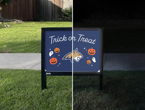 Montana State Halloween Trick Or Treat Yardsy Sign yard sign
