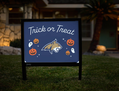 Montana State Halloween Trick Or Treat Yardsy Sign yard sign