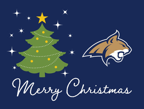 Montana State Merry Christmas Yardsy Sign yard sign