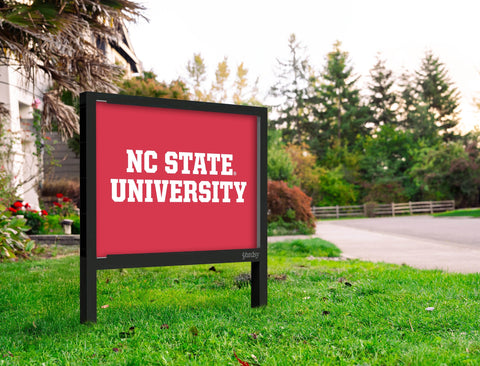 NC State University Red Yardsy Sign