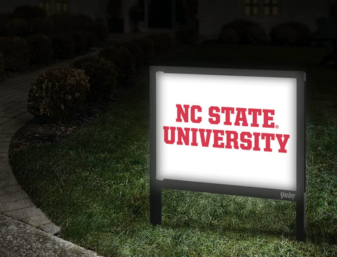 NC State University White Yardsy Sign