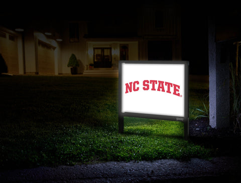 NC State White Yardsy Sign