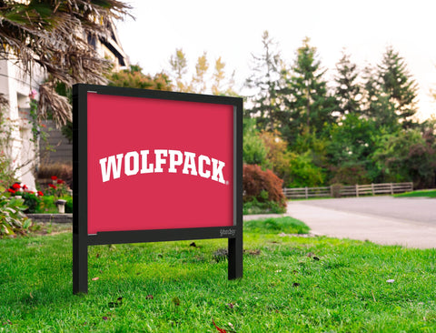 NC State Wolfpack Red Yardsy Sign