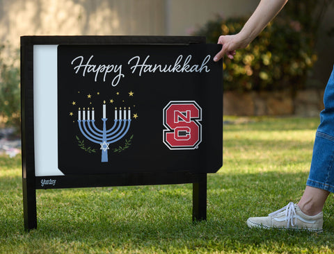 NCS Happy Hanukkah Yardsy Sign yard sign