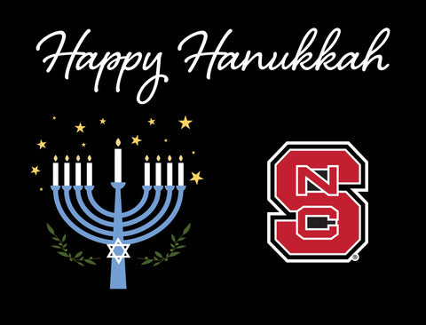 NCS Happy Hanukkah Yardsy Sign yard sign