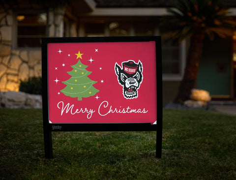 NCS Merry Christmas Yardsy Sign yard sign