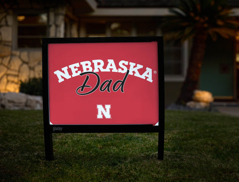 Nebraska Dad Yardsy Sign yard sign