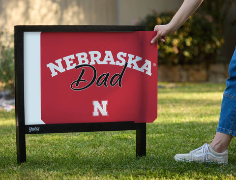 Nebraska Dad Yardsy Sign yard sign