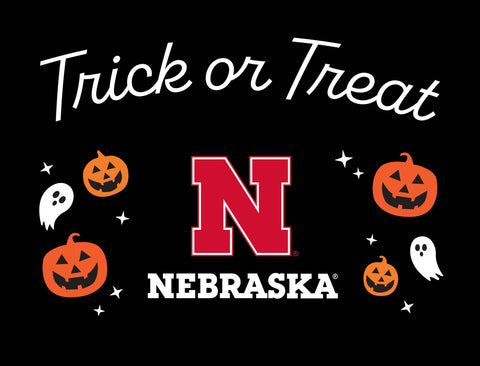 Nebraska Halloween Trick Or Treat Yardsy Sign yard sign