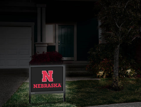 Nebraska N Mark Black Front Door