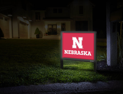Nebraska N Mark Red Yardsy Sign