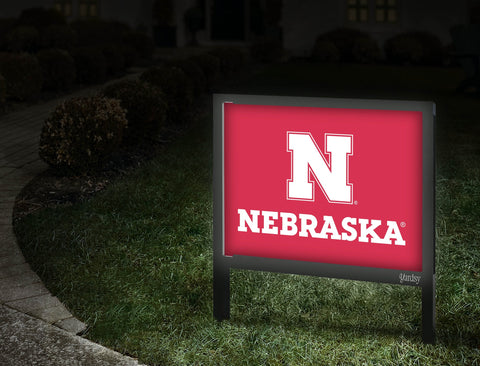 Nebraska N Mark Red Yardsy Sign