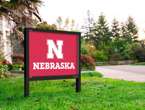Nebraska N Mark Red Yardsy Sign