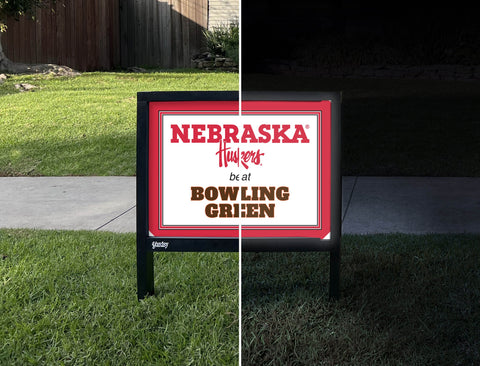Nebraska V Bowling Green Yardsy Sign yard sign