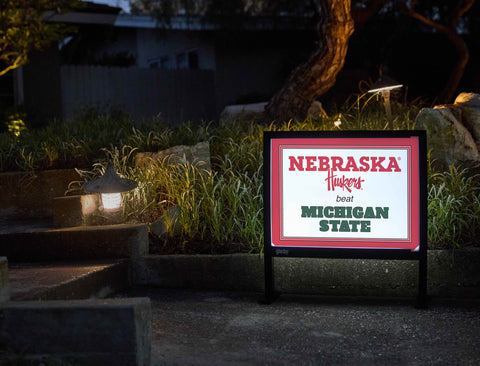 Nebraska V Michigan State Yardsy Sign yard sign