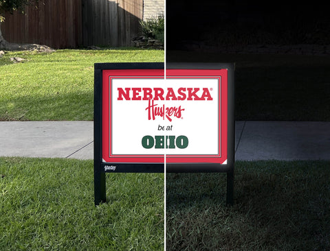 Nebraska V Ohio Yardsy Sign yard sign