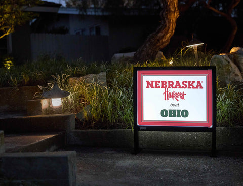 Nebraska V Ohio Yardsy Sign yard sign