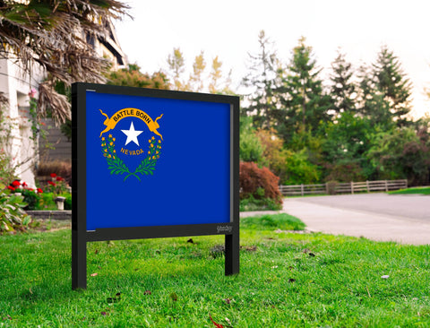 Nevada Flag Yardsy Sign Yard