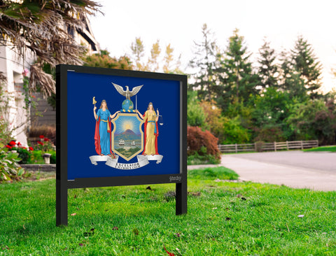 New York Flag Yardsy Sign Yard