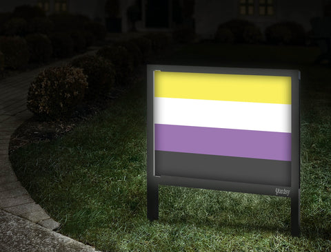 Nonbinary Pride Flag Walkway