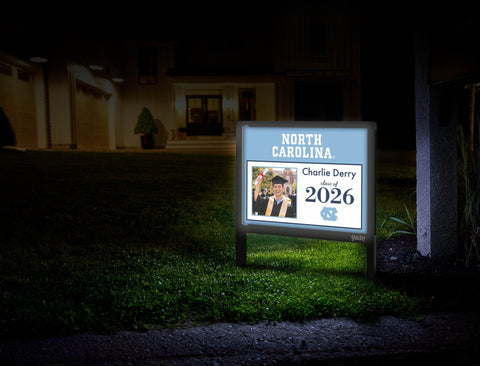 North Carolina Graduate Custom Yardsy Sign yard sign