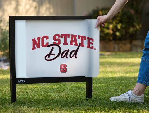 North Carolina State Dad Yardsy Sign yard sign