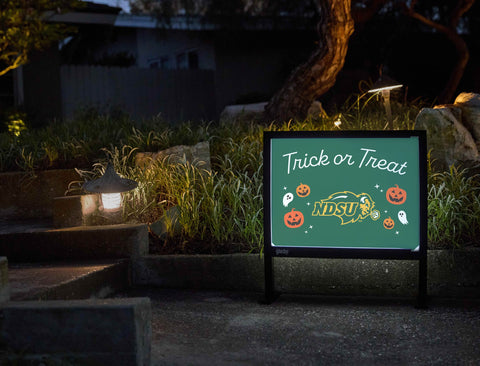 North Dakota Halloween Trick Or Treat Yardsy Sign yard sign